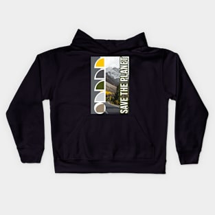 Save the planet Kids Hoodie